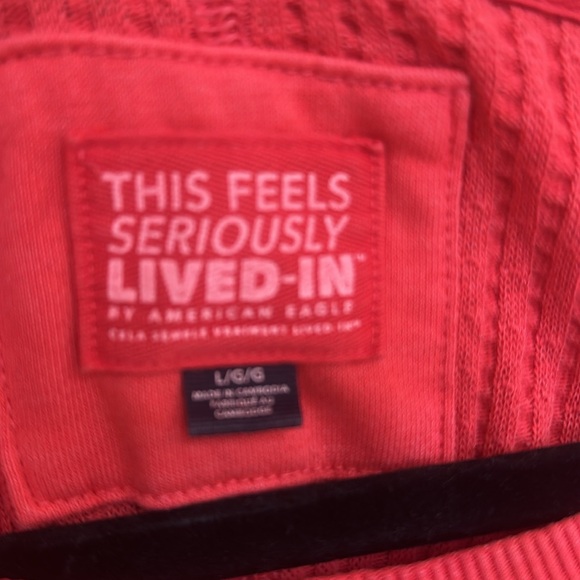 American Eagle Outfitters Red Crew Neck Sweater - Picture 5 of 5